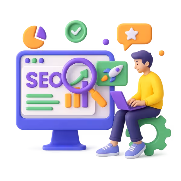 Imagine reprezentativă pentru freelanceri în SEO – optimizare pentru motoarele de căutare și strategii de creștere organică pe Skill8