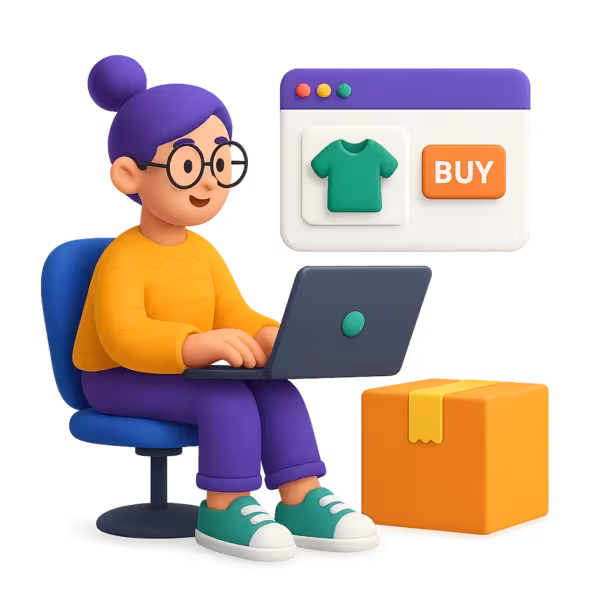 Imagine reprezentativă pentru freelanceri în eCommerce & Dropshipping – configurare magazine online, administrare produse și soluții eficiente de vânzare pe Skill8